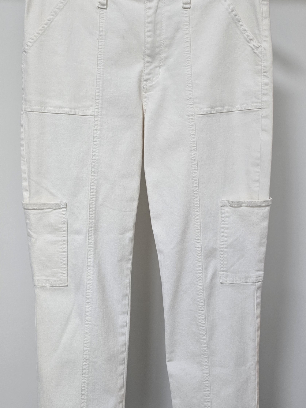 STS Blue White Straight-Leg Utility Jeans